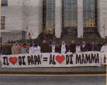 IL GIORNALE - 27.01.08 - Affido "poco" condiviso. Sit-In dei padri separati al Tribunale di Milano