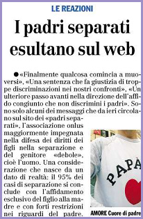 IL GIORNALE  - La mamma deve risarcire il figlio perché non gli ha permesso di stare col padre