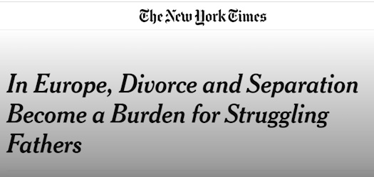 Dal NEW YORK Times del 25.05.2012 - In Italy, Economy and Law Leave Many Single Fathers Broke and Homeless