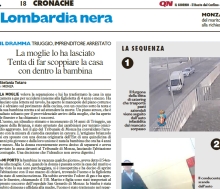 IL GIORNO - 18.08.2012 - La moglie lo ha lasciato